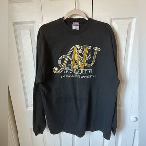 Alabama State University Black Cotton Sweatshirt